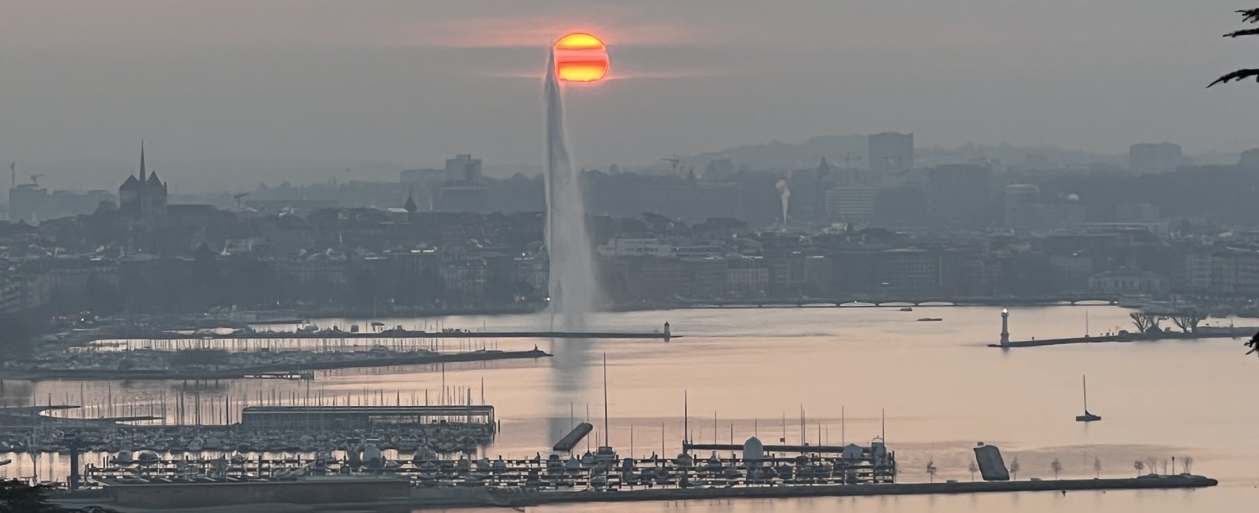 Geneva sunset